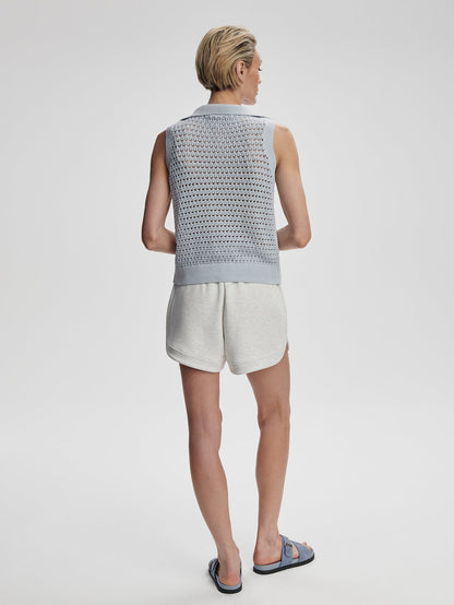 Bains Half-Zip Tank | VARLEY US Plein Blue - Varley