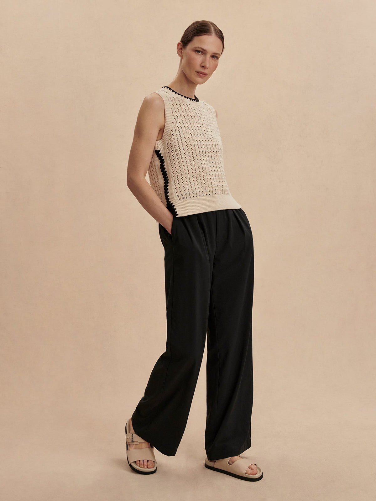 Delaney Knit Vest | VARLEY US Birch - Varley