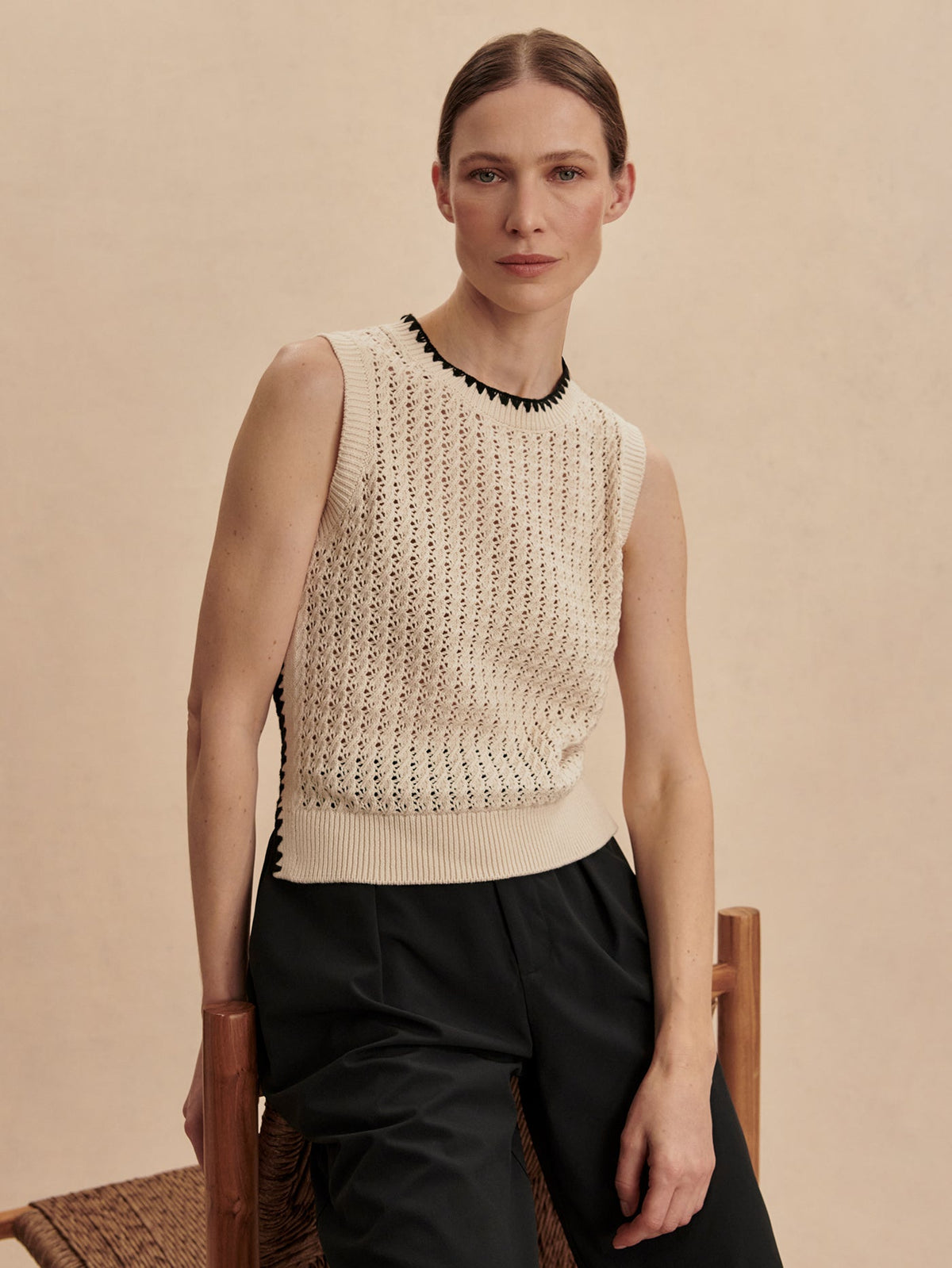 Delaney Knit Vest | VARLEY US Birch - Varley