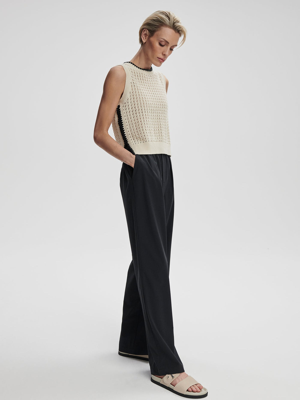 Delaney Knit Vest | VARLEY US Birch - Varley