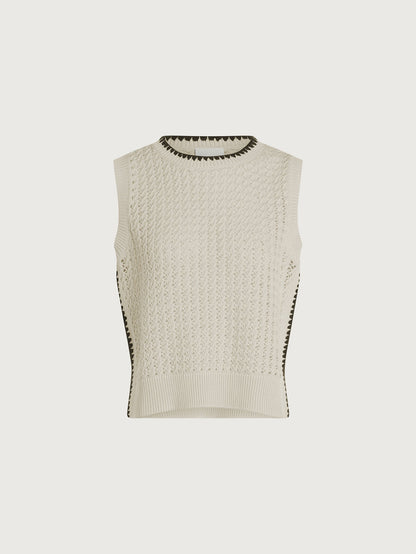 Delaney Knit Vest | VARLEY US Birch - Varley