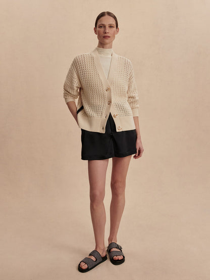 Astell Relaxed Knit Cardigan Birch - Varley