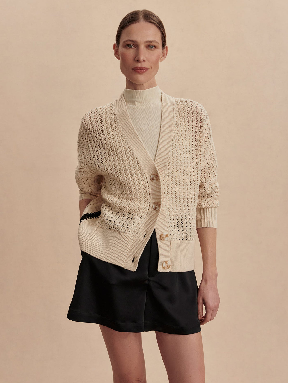 Astell Relaxed Knit Cardigan Birch - Varley