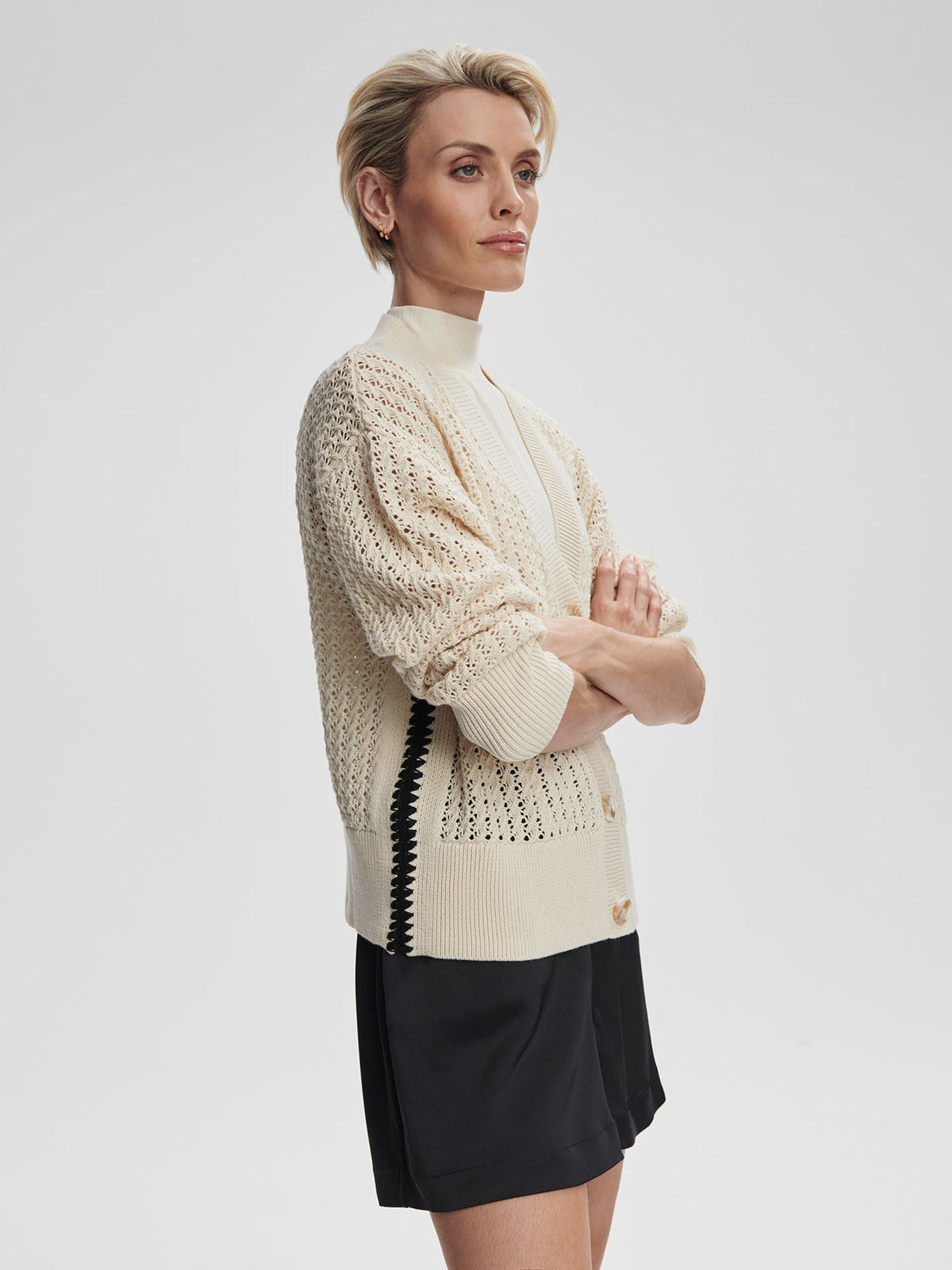 Astell Relaxed Knit Cardigan Birch - Varley