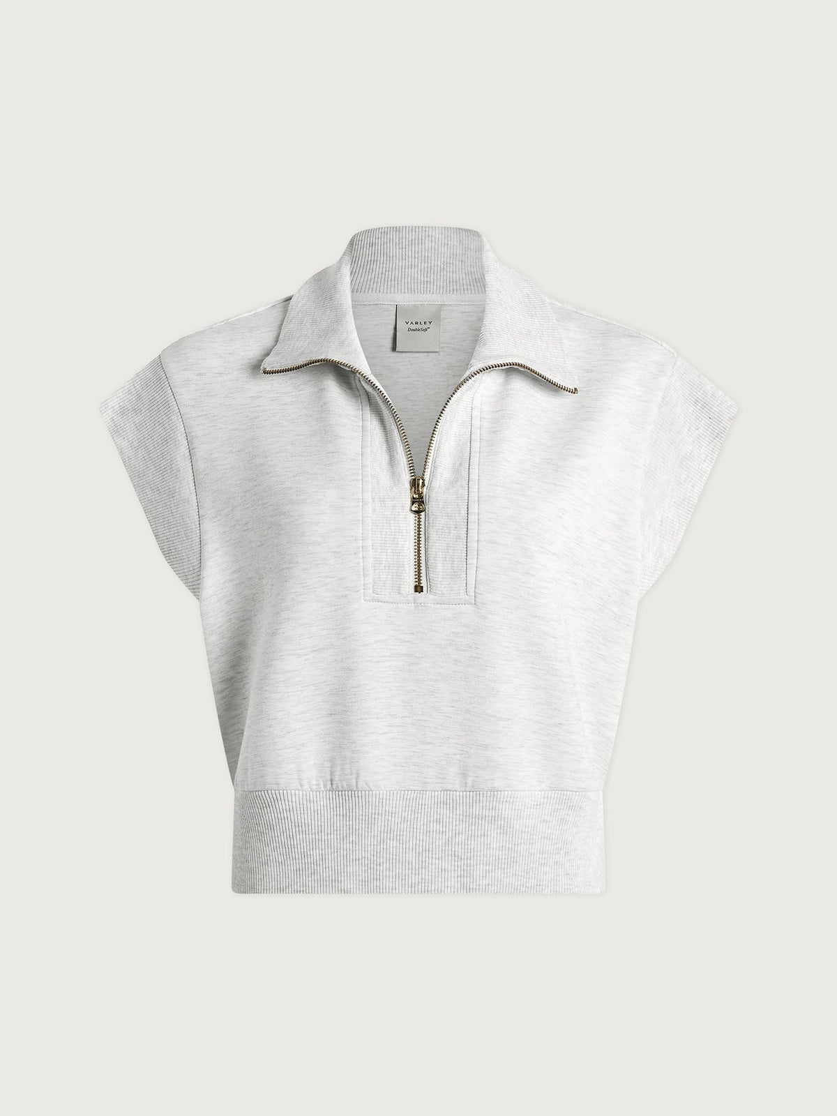 Kelly Half Zip Sweat Ivory Marl - Varley