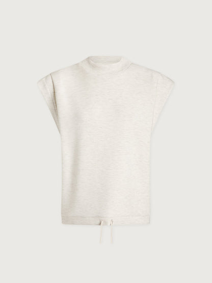 Otis Sleeveless Sweat | VARLEY US Ivory Marl - Varley