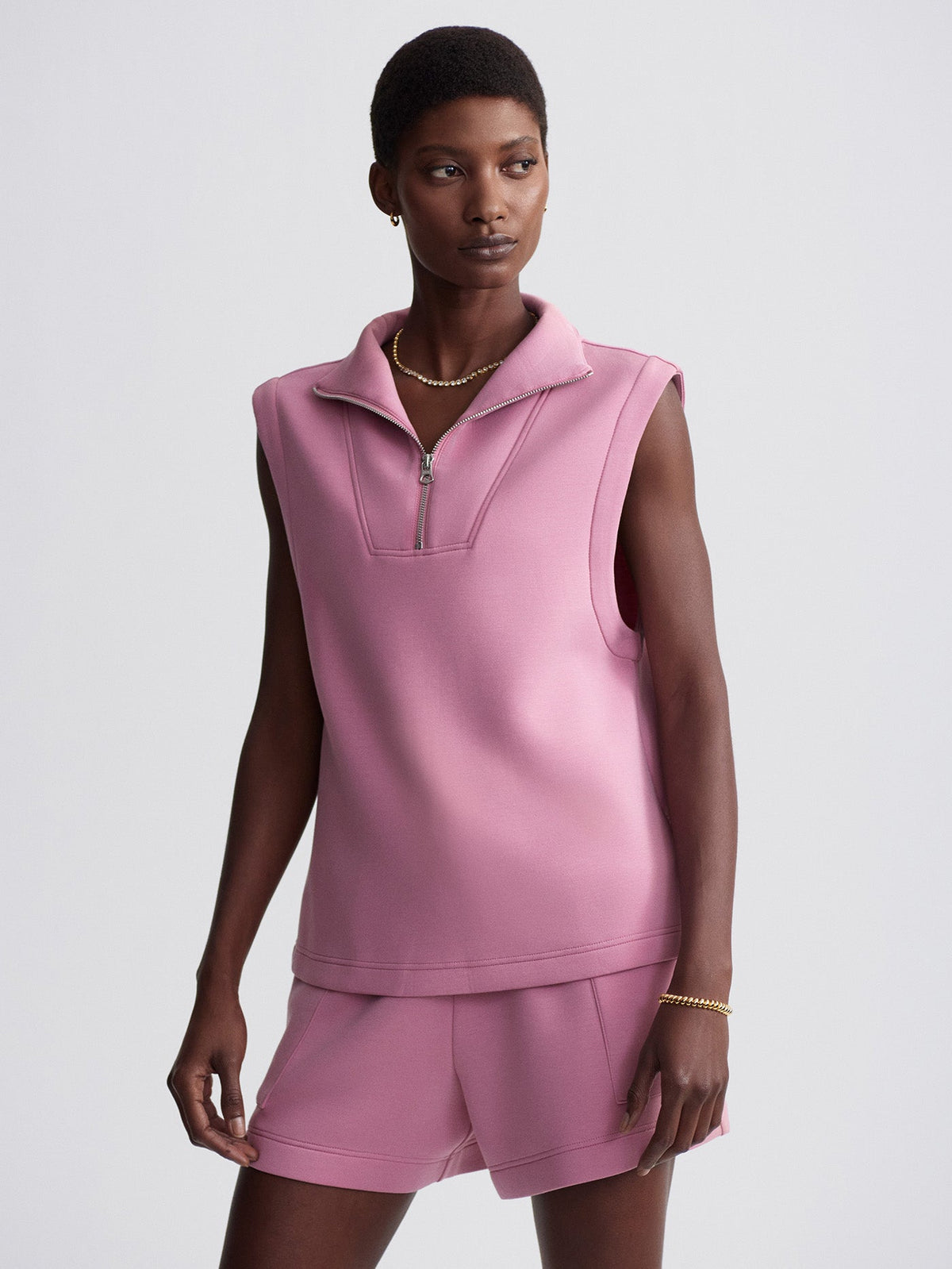 Magnolia Half-Zip Tank | VARLEY US Foxglove - Varley