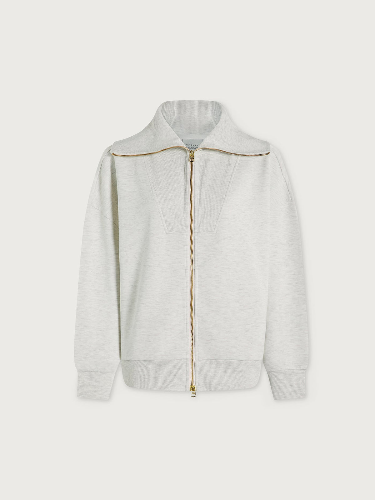 Halley Zip Through Sweat Ivory Marl - Varley