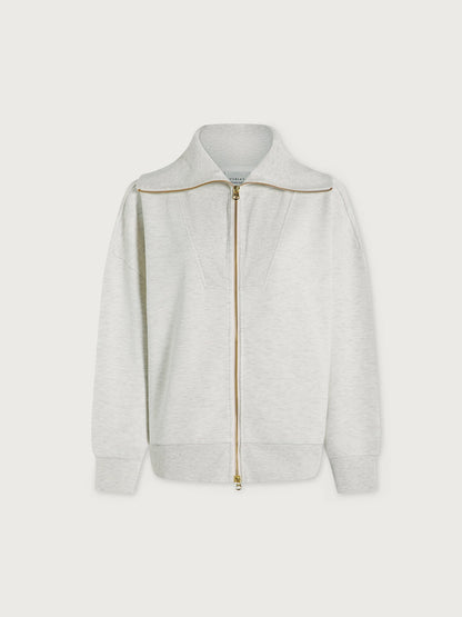 Halley Zip Through Sweat Ivory Marl - Varley