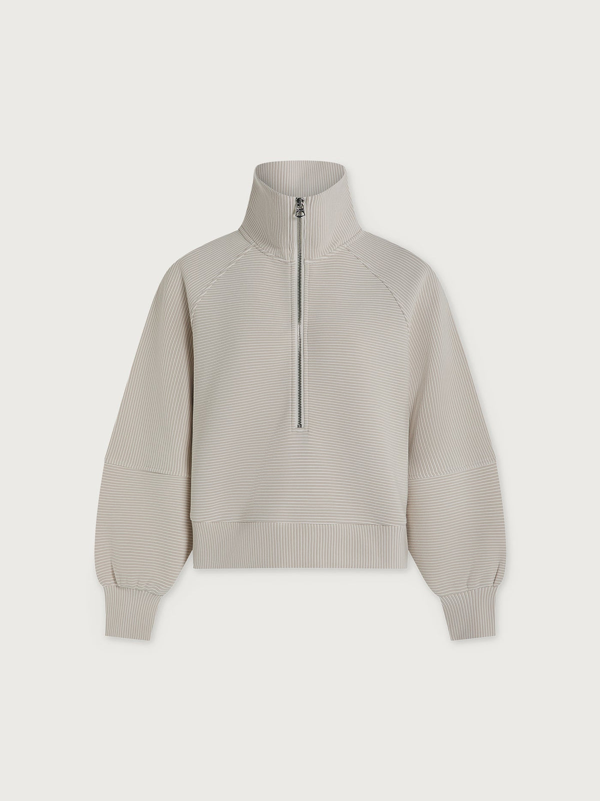 Milano Half Zip Sweat 2.0 Silver Grey/ Snow White - Varley