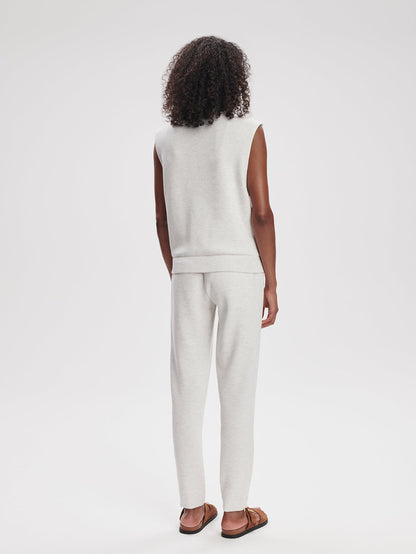 Vicky Button Gilet Ivory Marl - Varley