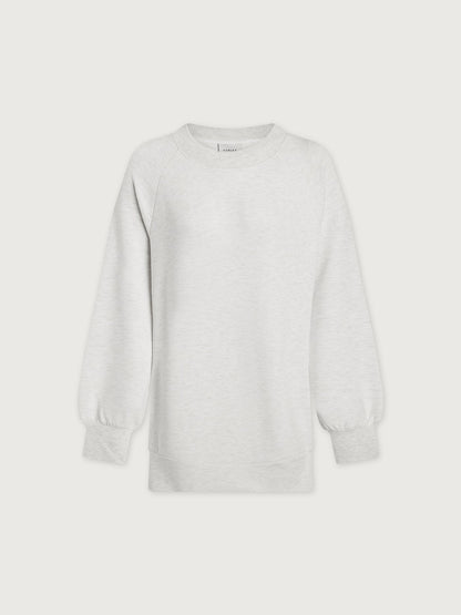 Nicole Boyfriend Sweat Ivory Marl - Varley