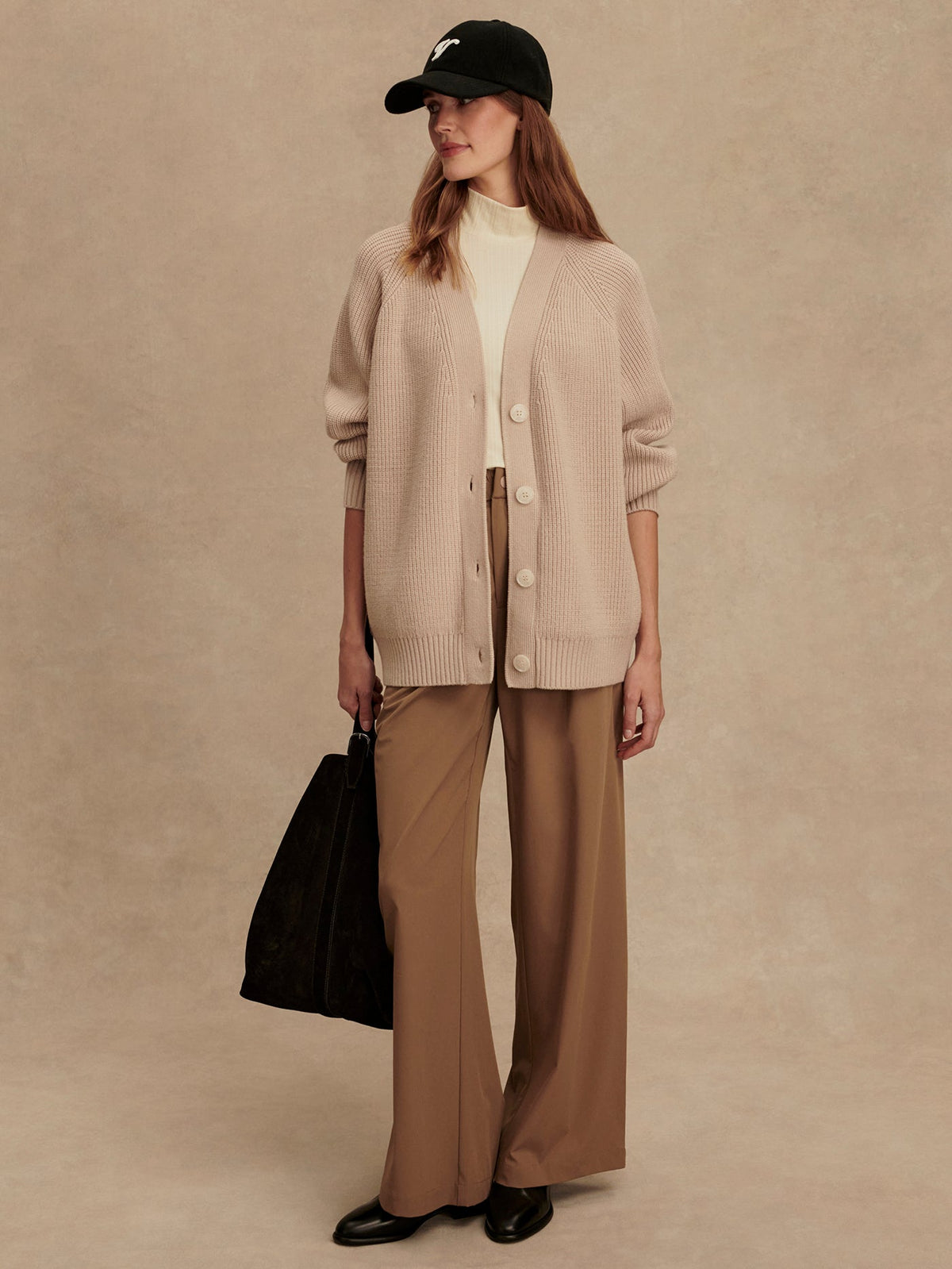 Sitges Longline Cardigan Cement - Varley