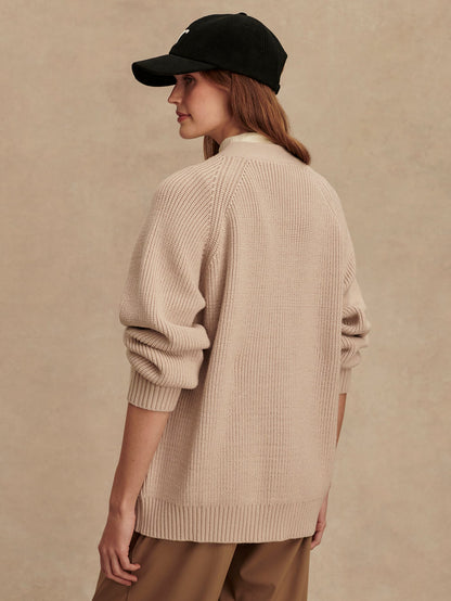 Sitges Longline Cardigan Cement - Varley
