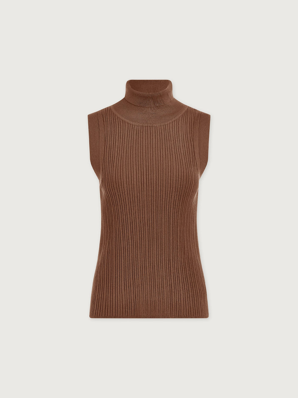 Anastasia Rib Knit Tank Ash Taupe - Varley