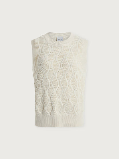 Teller Longline Knit Tank Birch - Varley