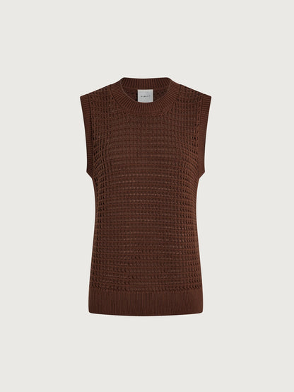 Darin Longline Knit Tank | VARLEY US Cocoa Dust - Varley