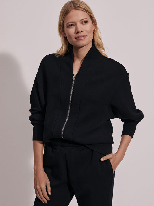 Pelham Zip-Through Sweat | VARLEY US Black - Varley