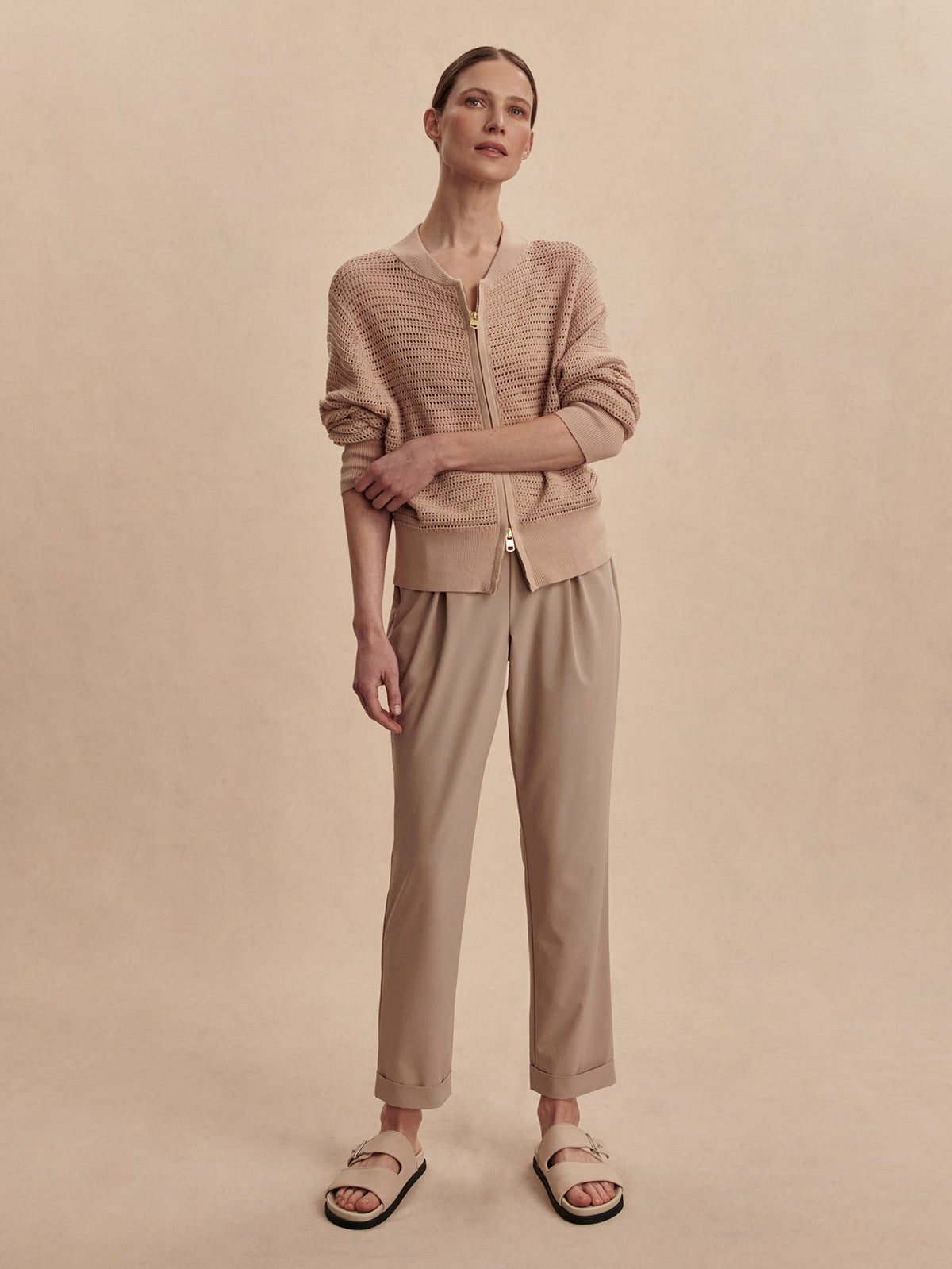 Lai Lightweight Knit Jacket Moonlight - Varley