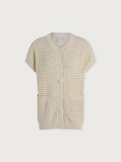 Sidra Dropped Sleeve Cardigan Birch - Varley
