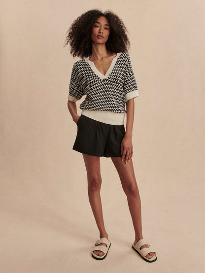Dora Knit Top Egret - Varley