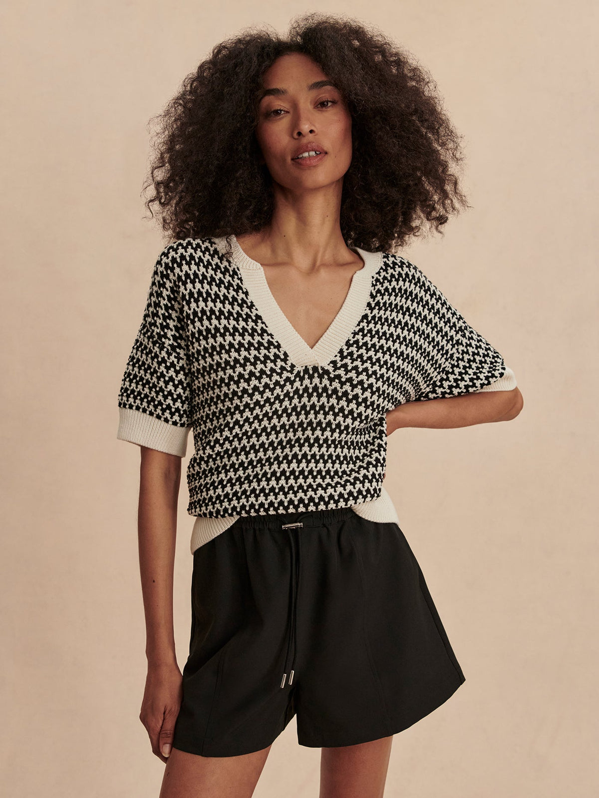Dora Knit Top Egret - Varley