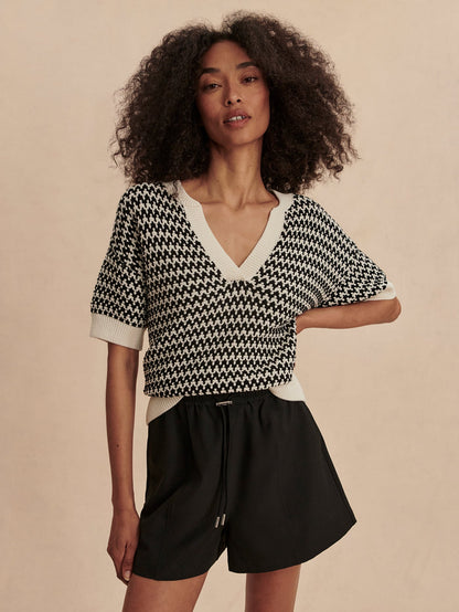 Dora Knit Top Egret - Varley