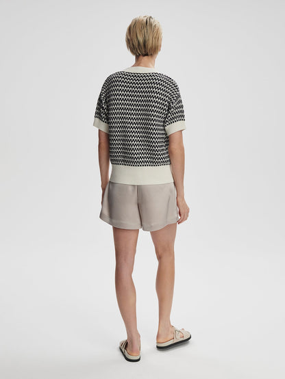 Dora Knit Top Egret - Varley