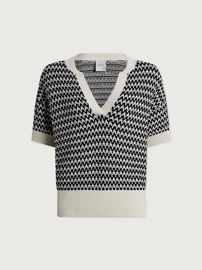 Dora Knit Top Egret - Varley