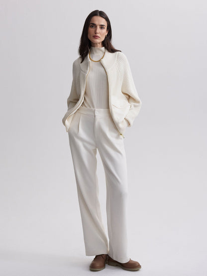 Tessa Knit Jacket Egret - Varley