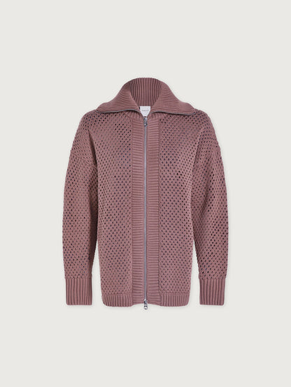 Finn Longline Knit Jacket | VARLEY US Peppercorn - Varley