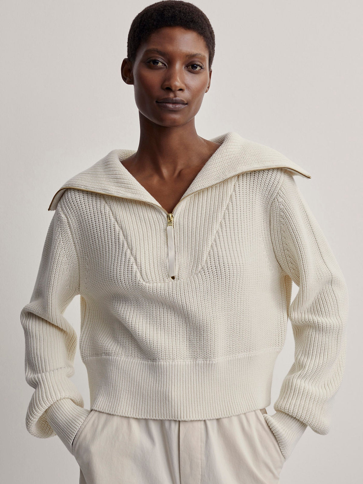 Mentone Sweatshirt Egret - Varley