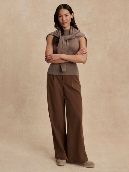 Neilsen Sleeveless Knit Top Cinder Marl - Varley