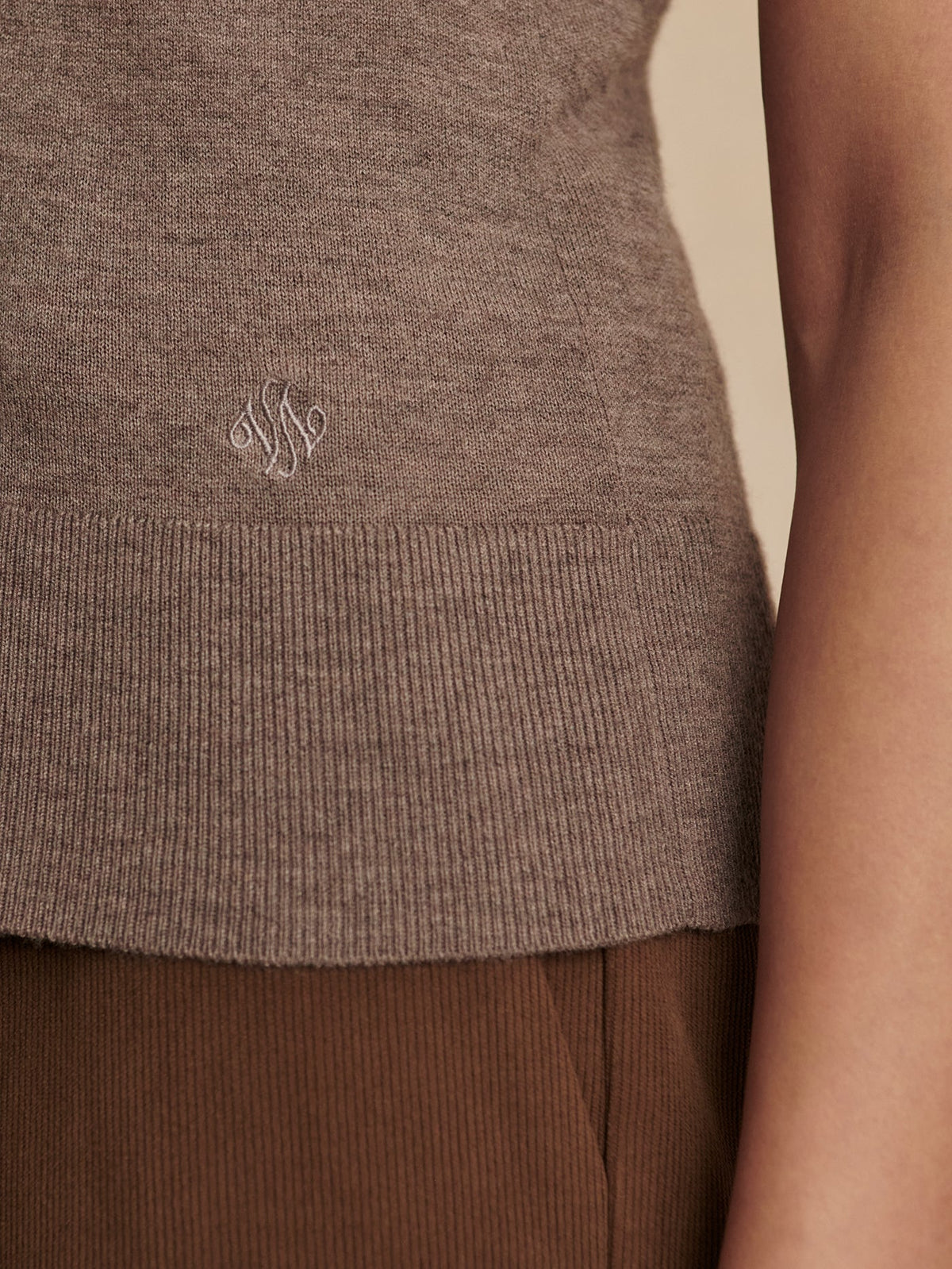 Neilsen Sleeveless Knit Top Cinder Marl - Varley