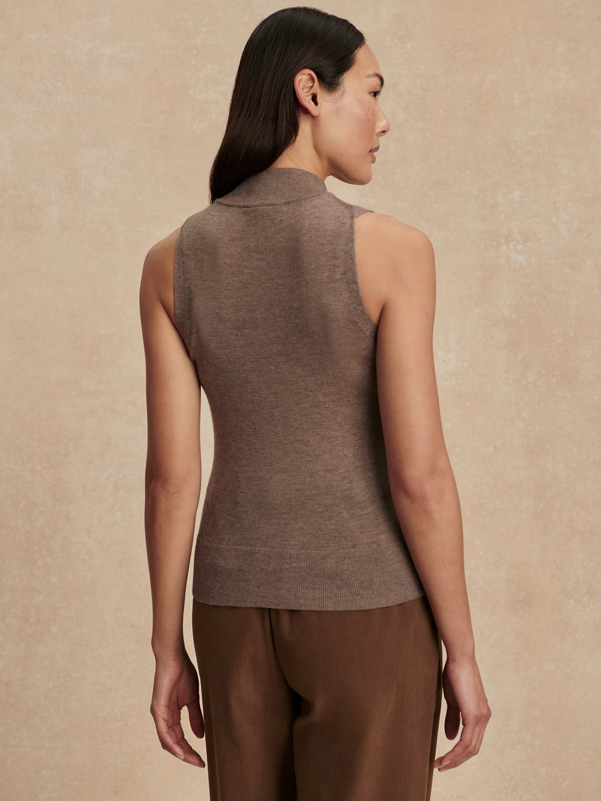 Neilsen Sleeveless Knit Top Cinder Marl - Varley