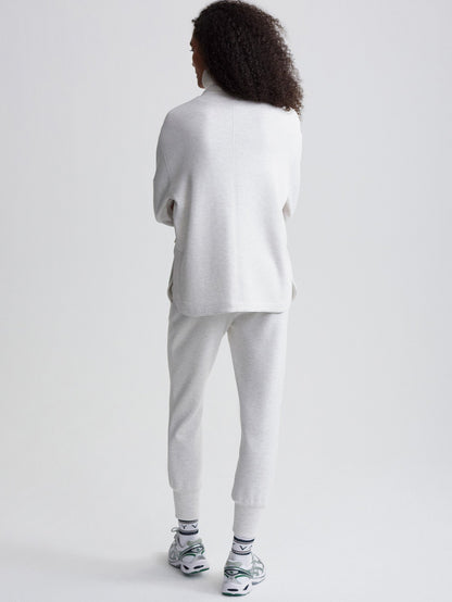 Niamh Zip Through Ivory Marl - Varley