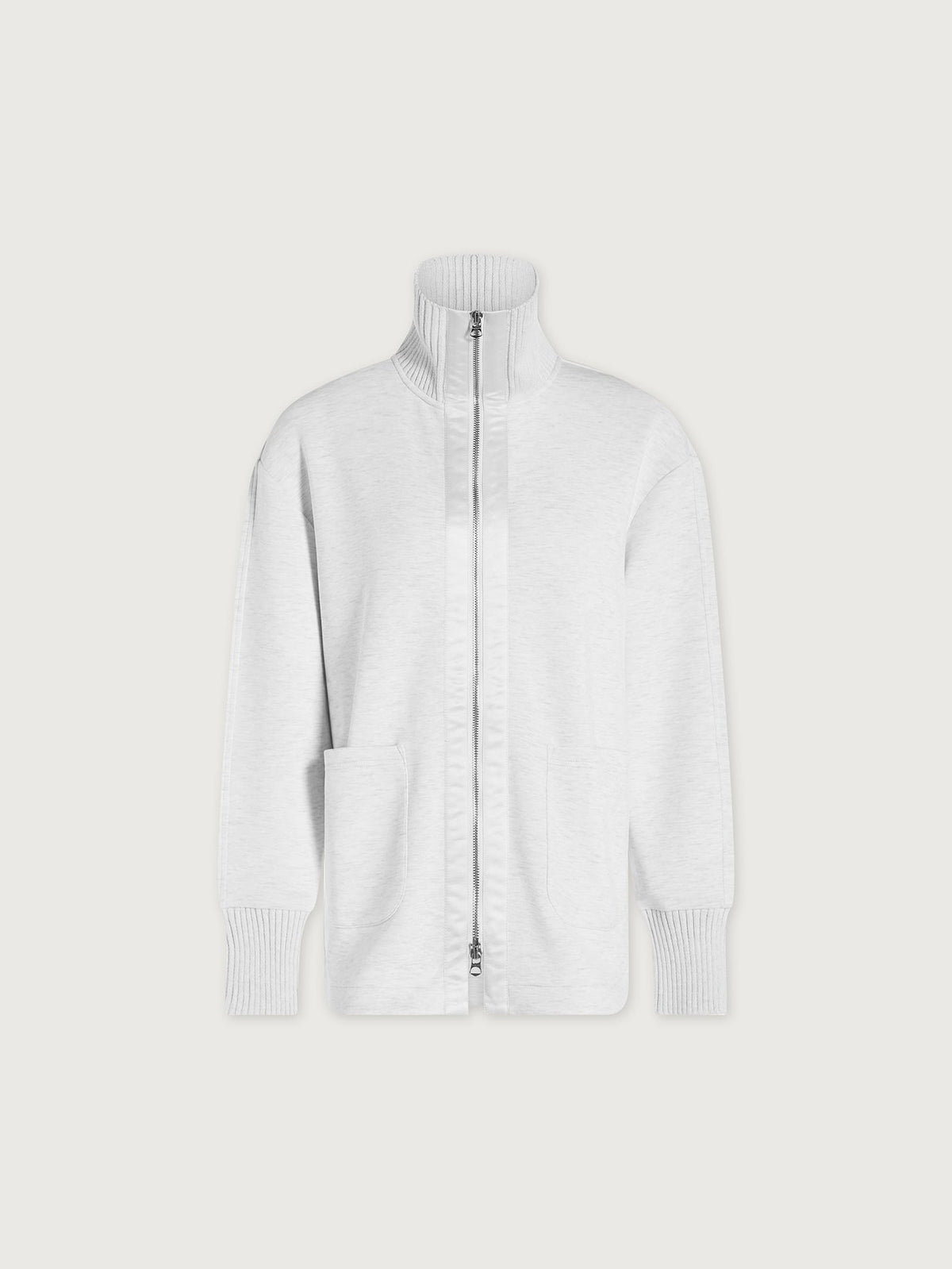 Niamh Zip Through Ivory Marl - Varley