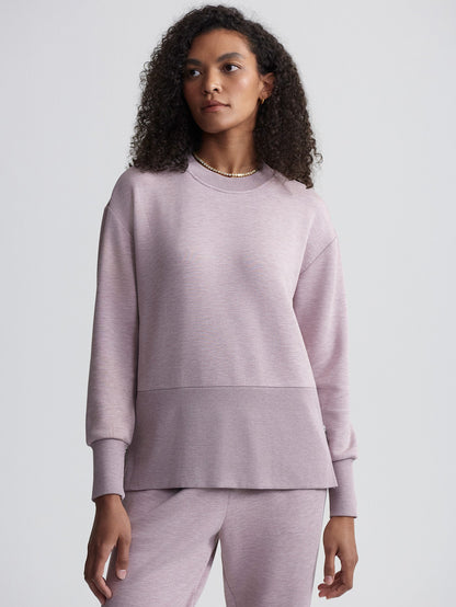Lowry Sweat Mauve Marl - Varley