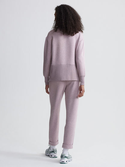 Lowry Sweat Mauve Marl - Varley