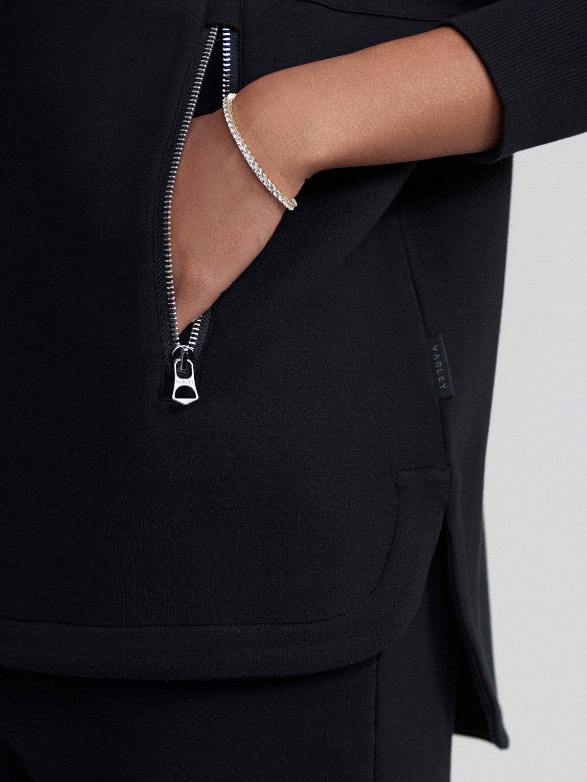 Paige Longline Sweat | VARLEY US Black - Varley