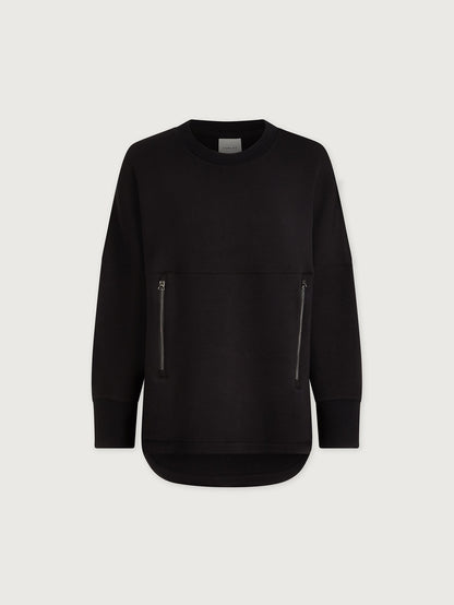 Paige Longline Sweat | VARLEY US Black - Varley