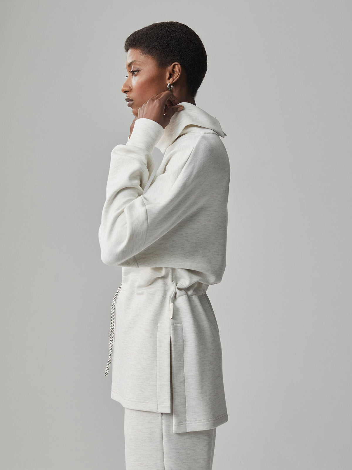 Freya Sweat Ivory Marl - Varley