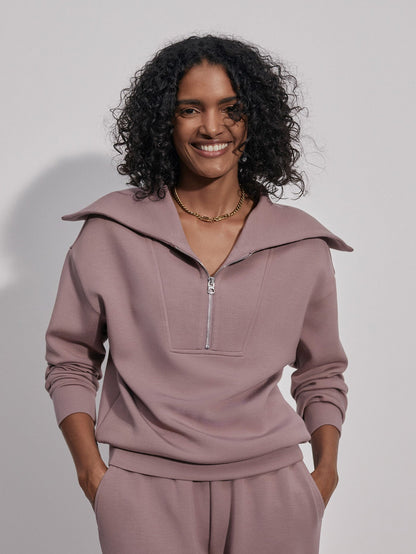 Yates Half-Zip Sweat Antler - Varley