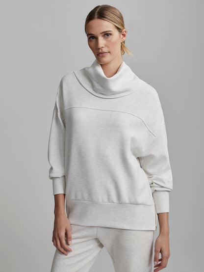 Priya Longline Sweat | VARLEY US Ivory Marl - Varley