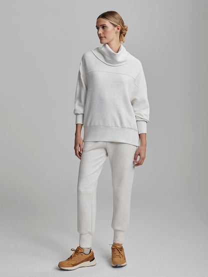 Priya Longline Sweat | VARLEY US Ivory Marl - Varley