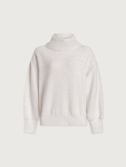 Priya Longline Sweat | VARLEY US Ivory Marl - Varley
