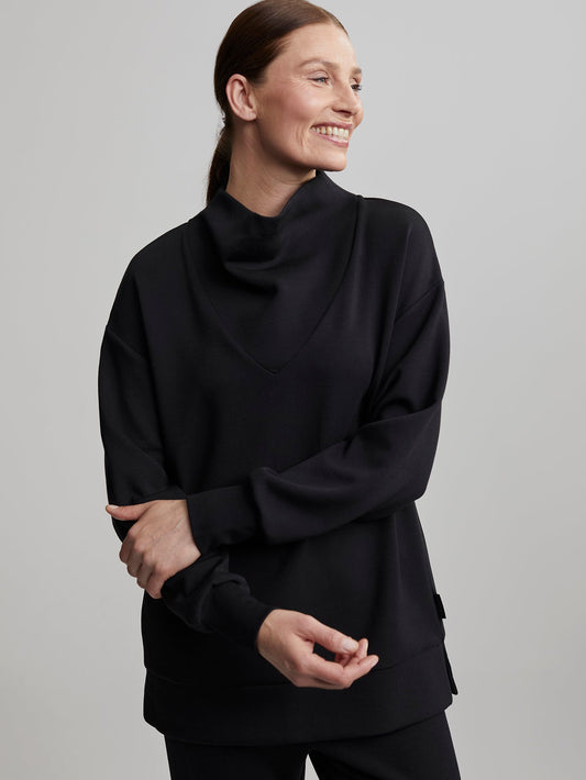 Modena Longline Sweat | VARLEY US Black - Varley