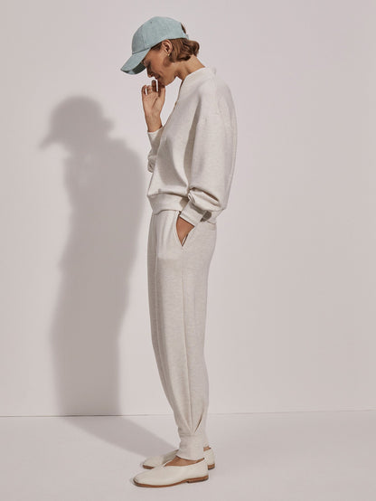The Relaxed Pant 25" | VARLEY US Ivory Marl - Varley