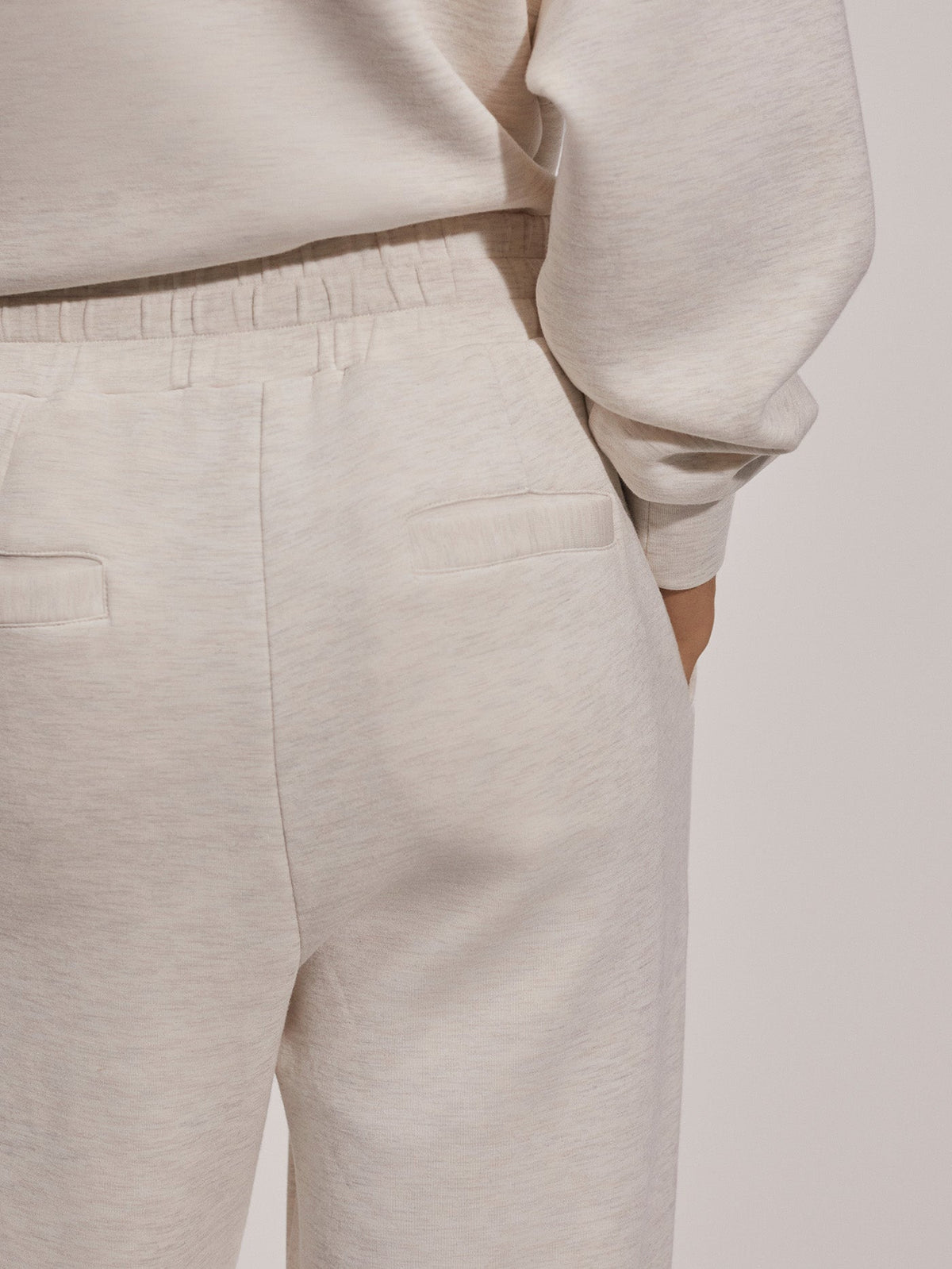 The Relaxed Pant 25" | VARLEY US Ivory Marl - Varley