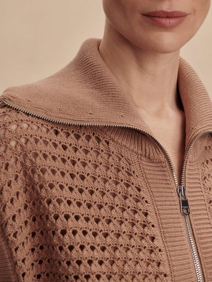 Liliana Knit Gilet Chanterelle - Varley